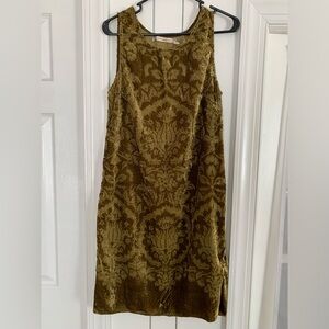 Velvet slip dress